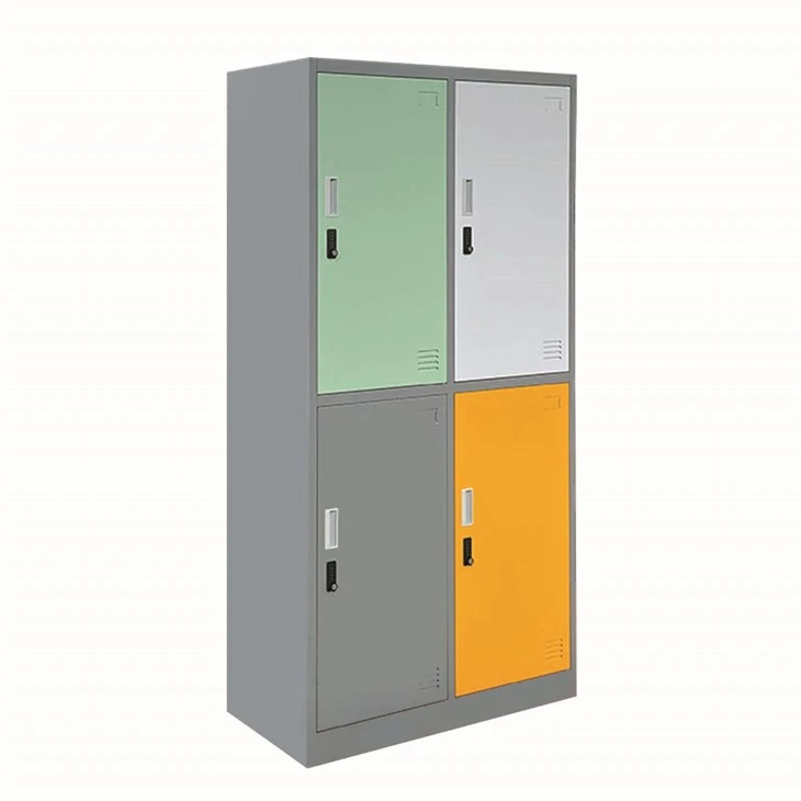 Armários de metal de 4 portas