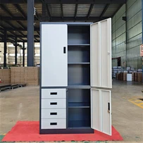 Armário de armazenamento de metal com fechadura