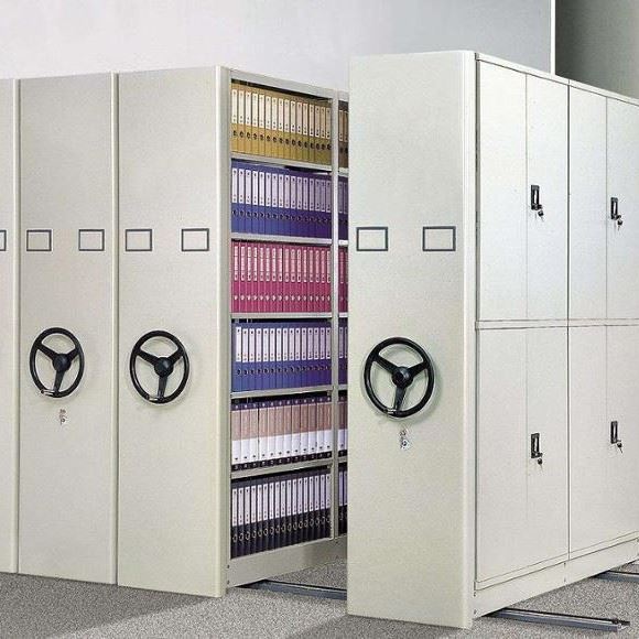 mobile filing shelving system