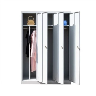 Armários de metal de 3 portas
