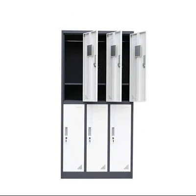 Armário de Ginásio de 6 Portas